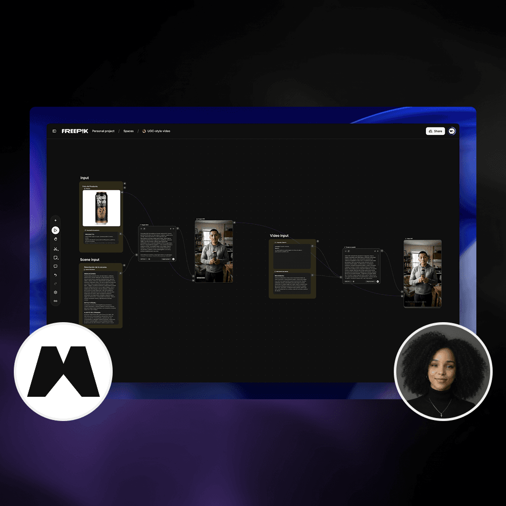 Crea una Máquina de Ads UGC con Magnific Spaces (Antes Freepik Spaces)