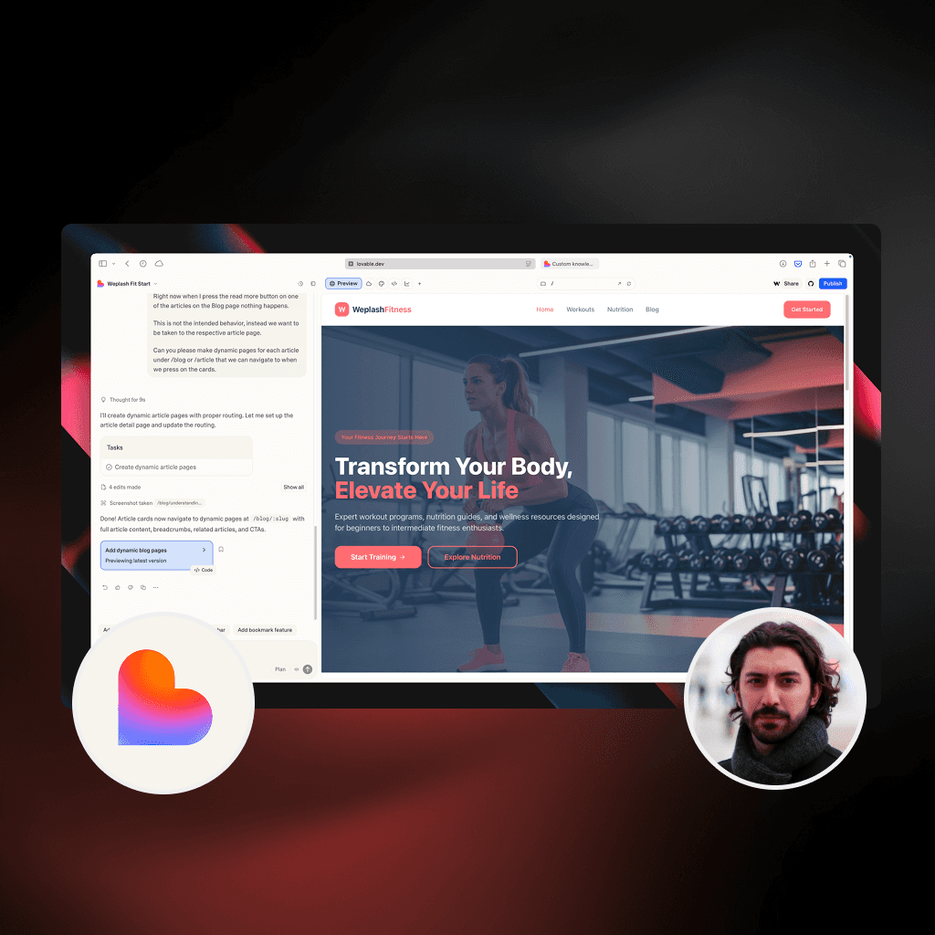 Crea Web Apps Profesionales con Lovable