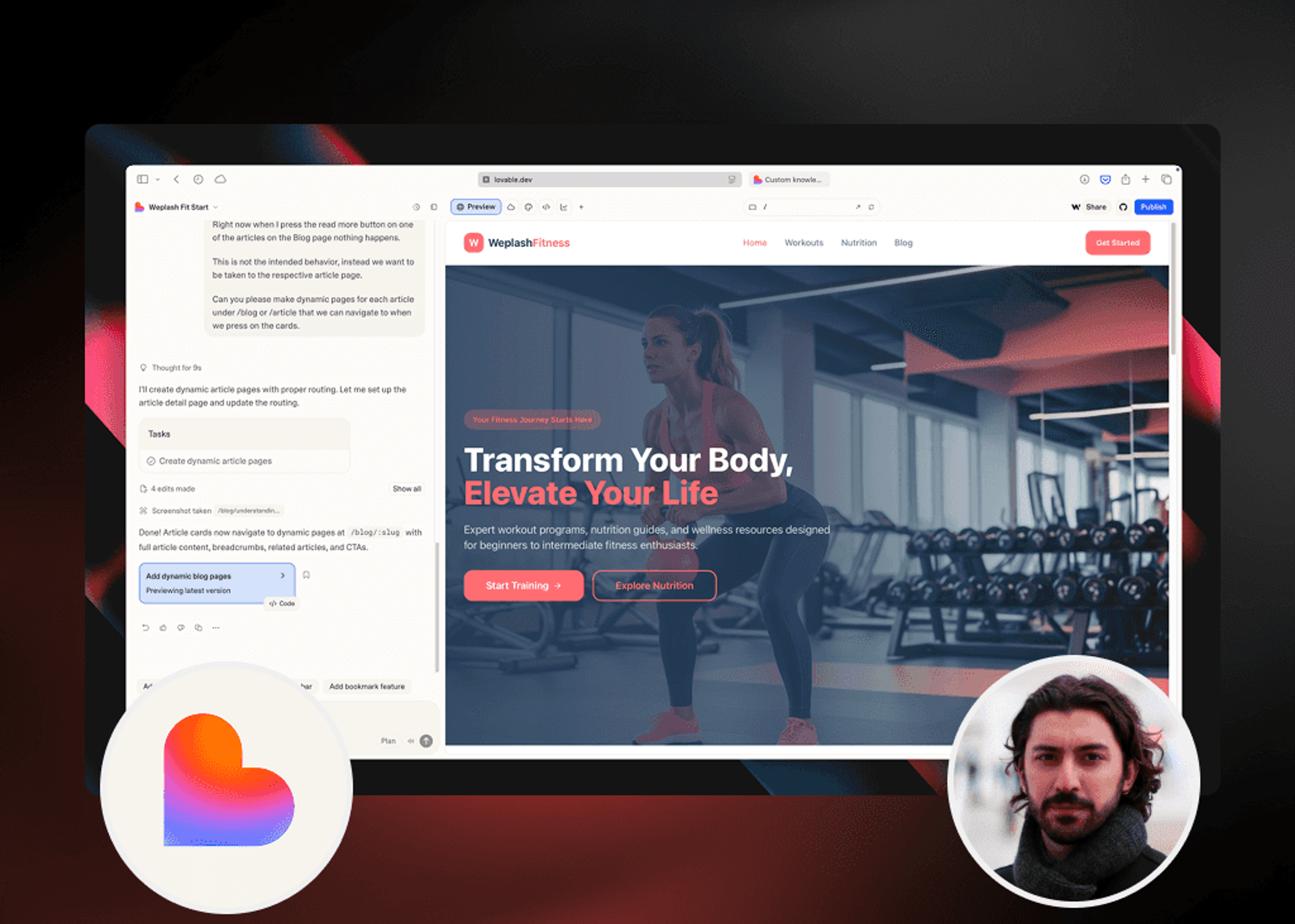 Crea Web Apps Profesionales con Lovable