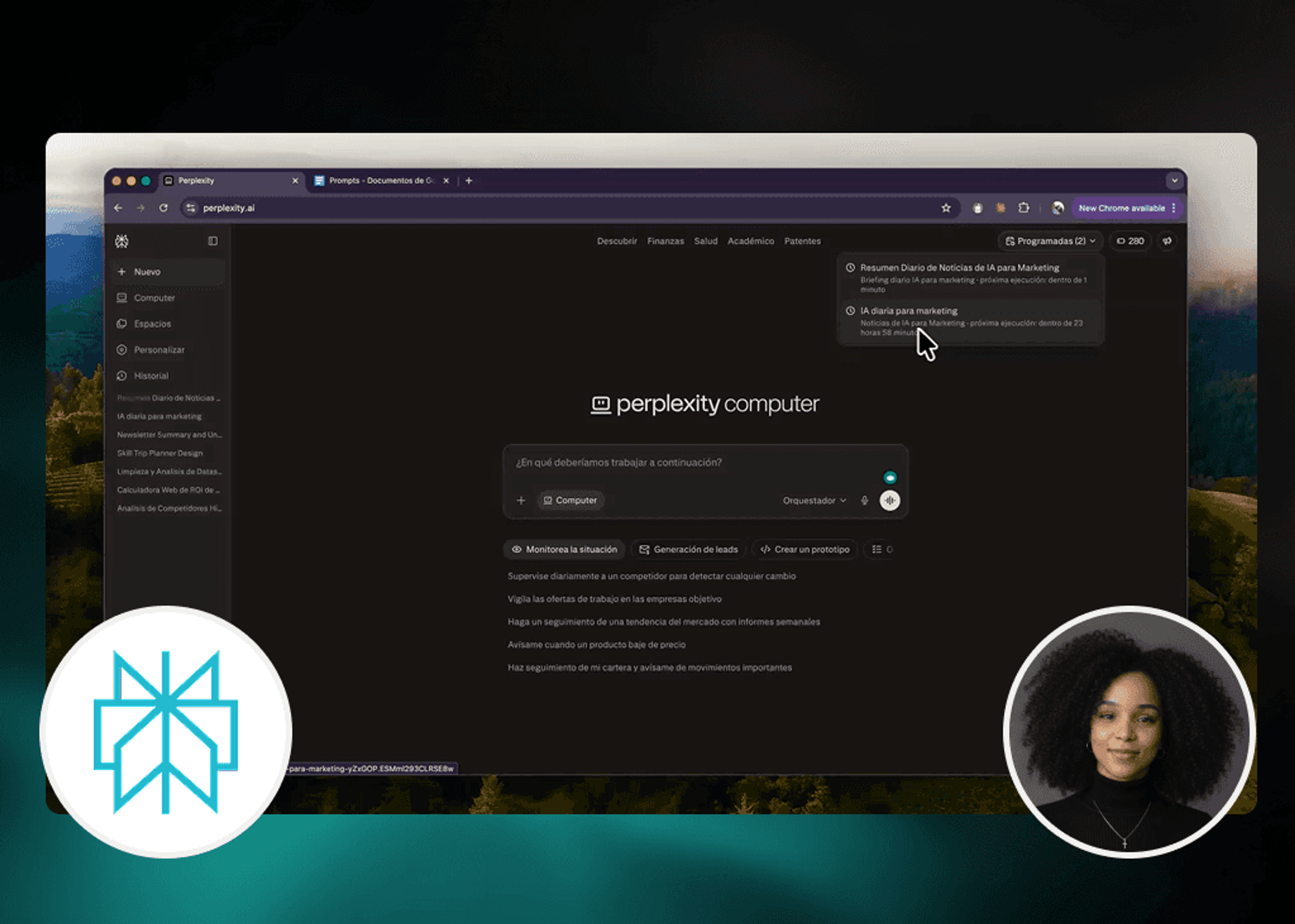 Activa un consejo de IAs que trabaja por ti 24/7 con Perplexity Computer