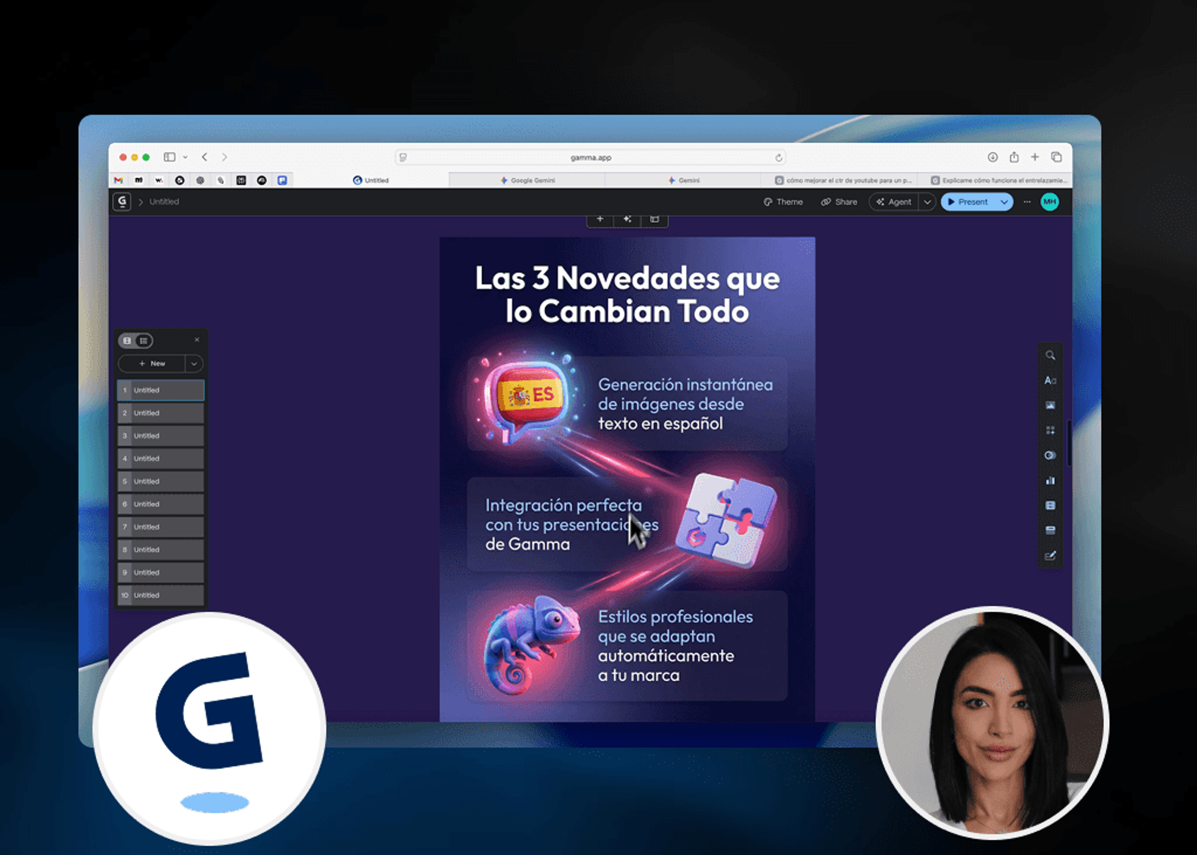Crea carruseles de alto impacto con Gamma Studio + Nano Banana