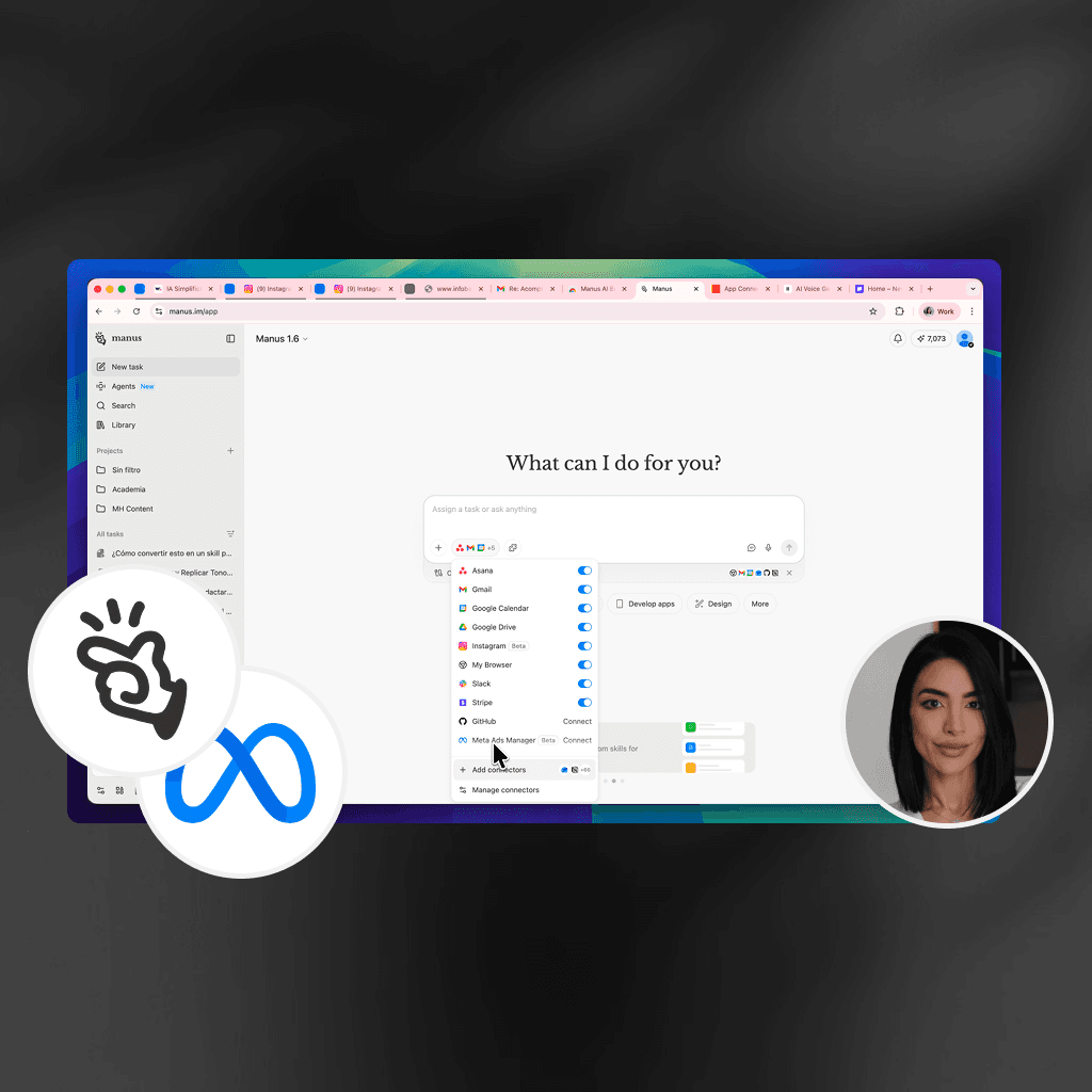  Analiza, Optimiza y Crea Creatividades para tus Meta Ads con Manus