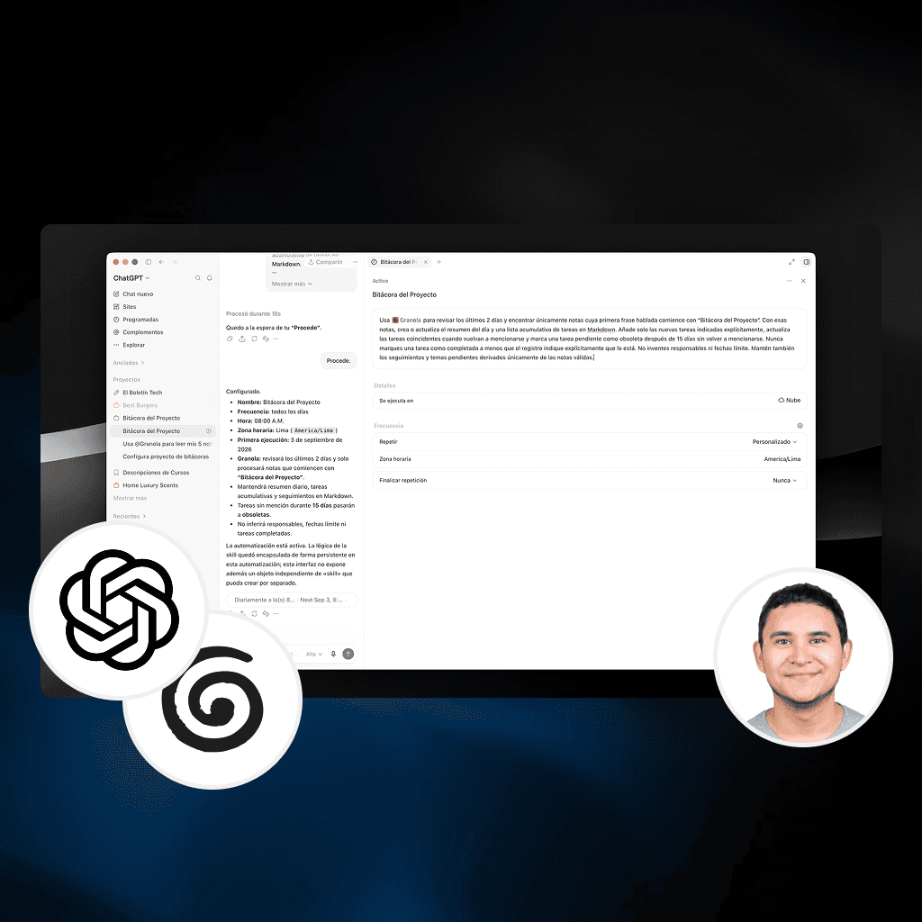 Optimiza la Toma de Notas con ChatGPT & Granola