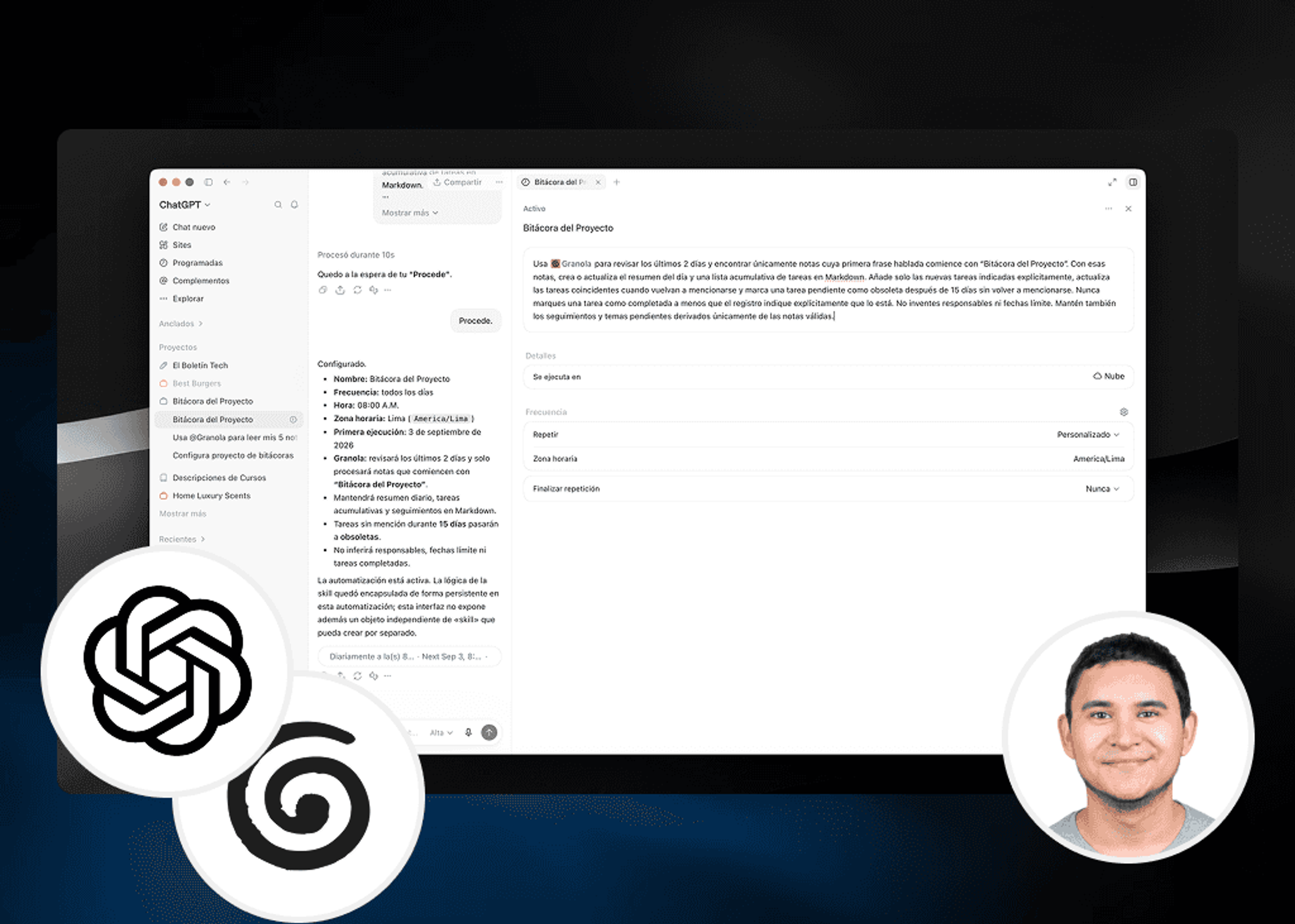 Optimiza la Toma de Notas con ChatGPT & Granola