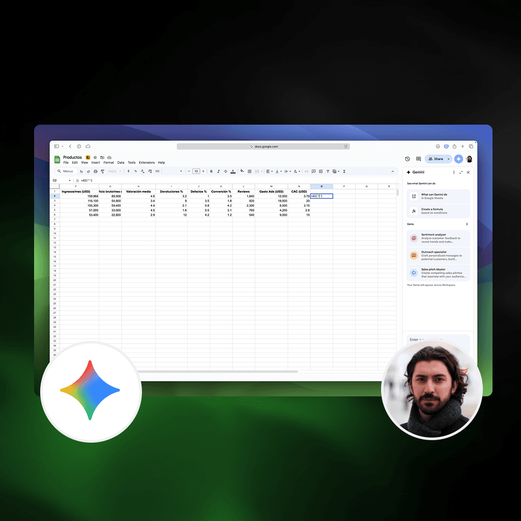 Potencia tus Hojas de Cálculo con Fórmulas de IA en Google Sheets