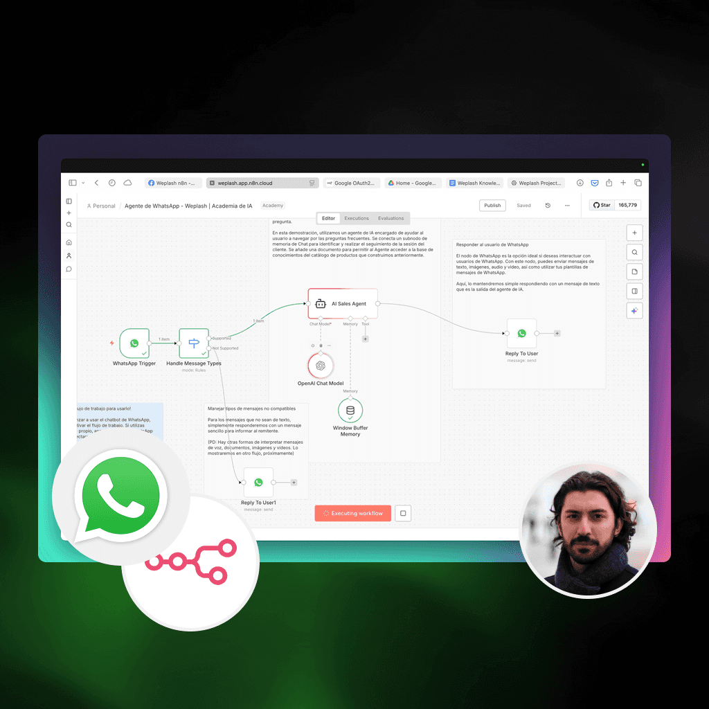  Crea un Agente de WhatsApp con n8n