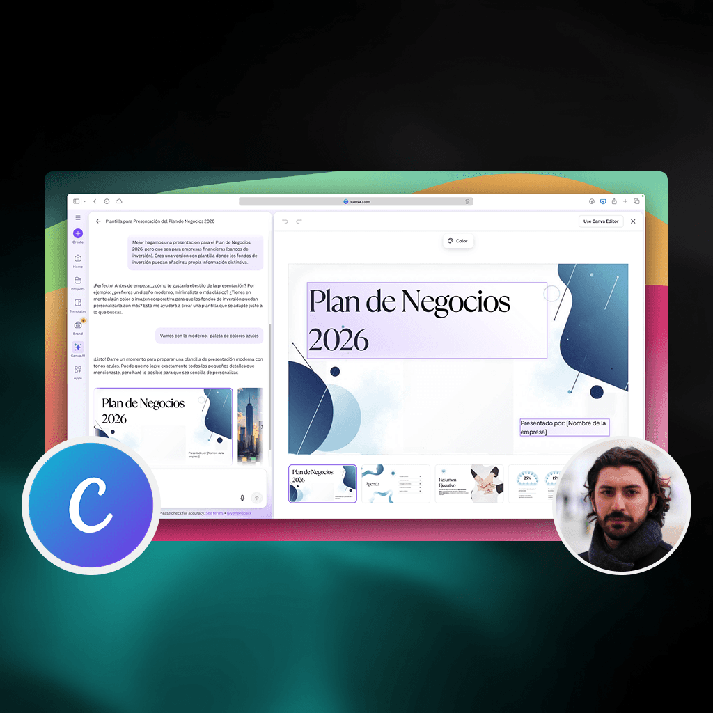Diseña Plantillas de Presentaciones Atractivas con Canva AI