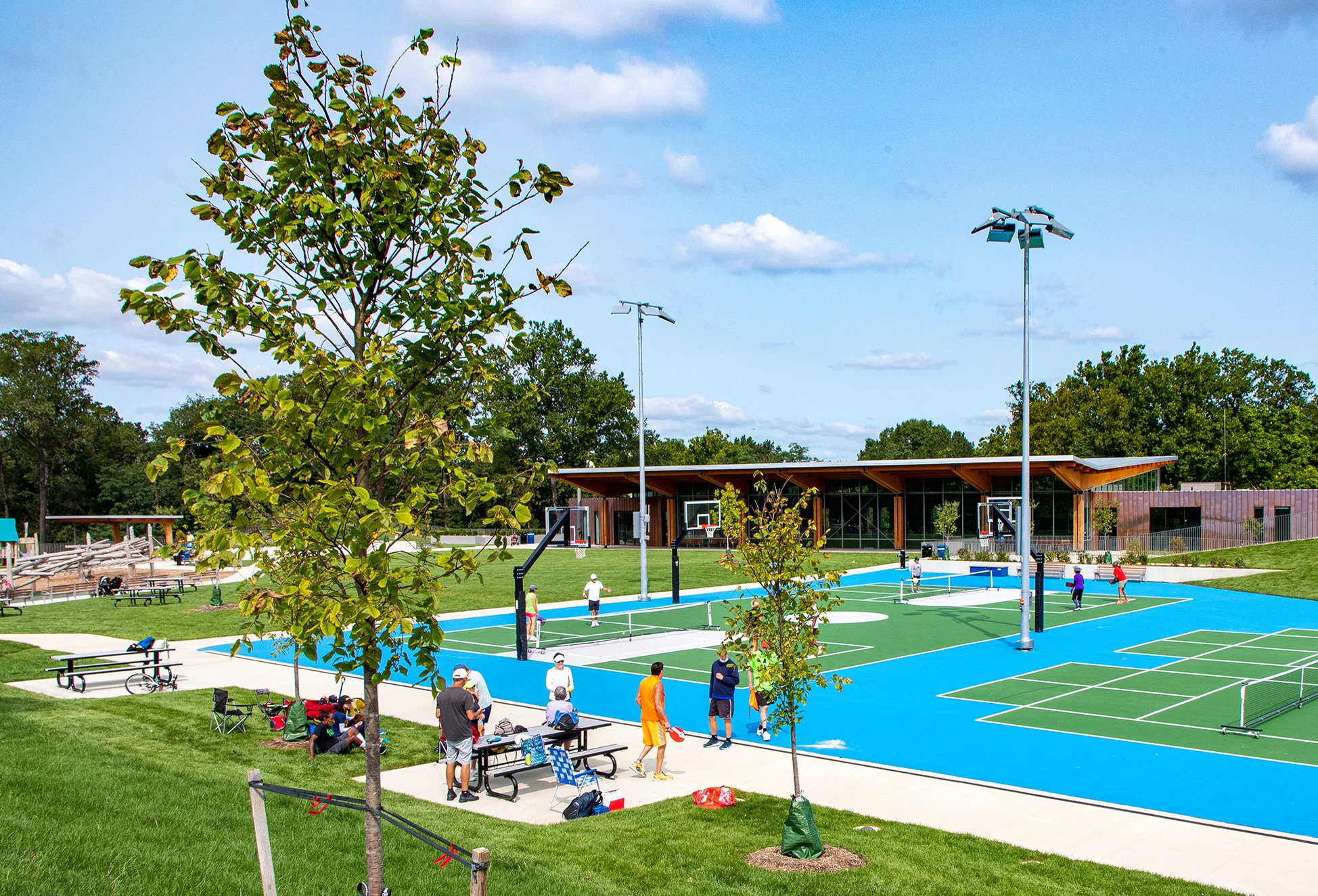 Lubber Run playground and athletic courts open to public