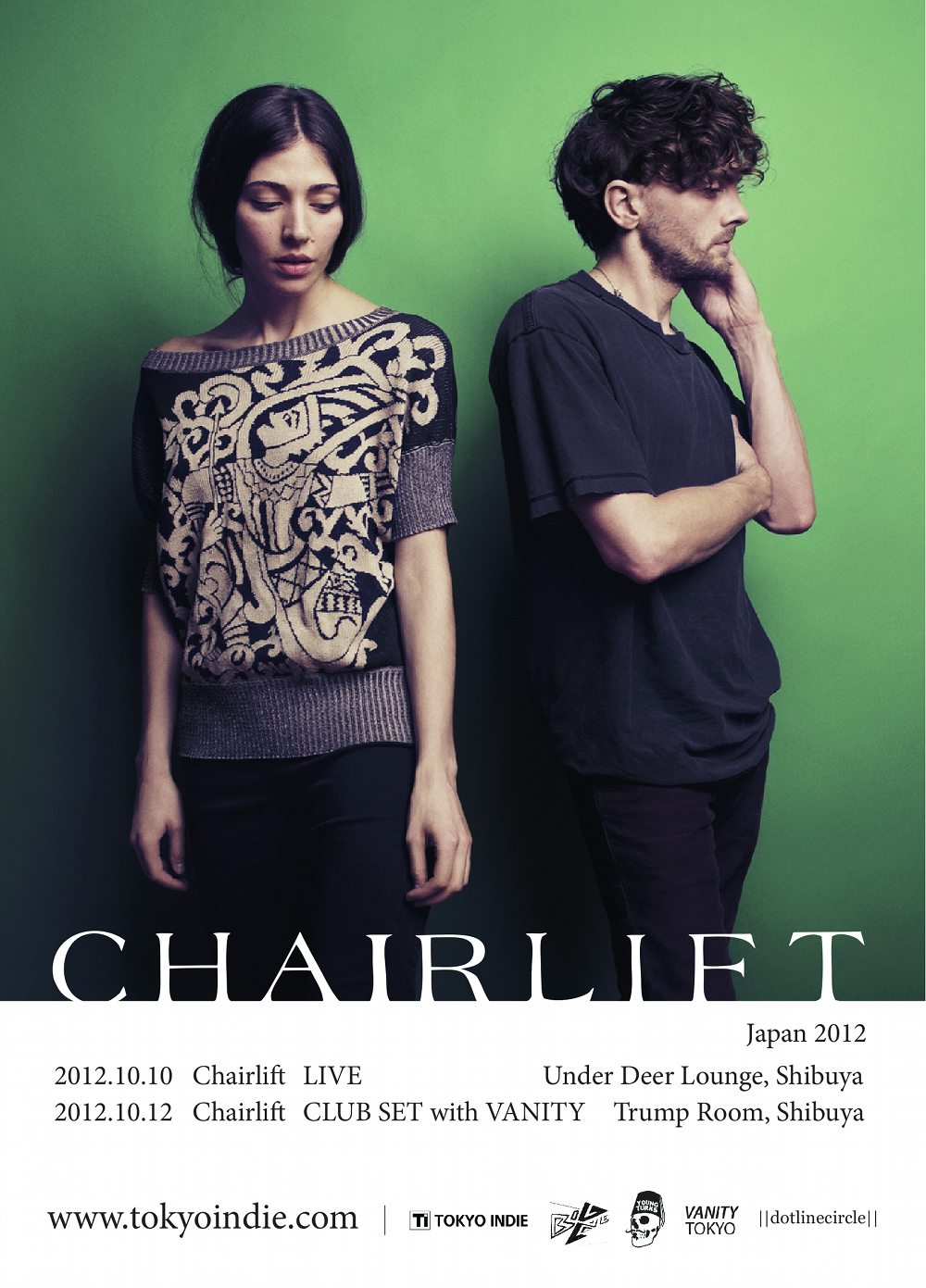 Chairlift Japan Tour Main Image