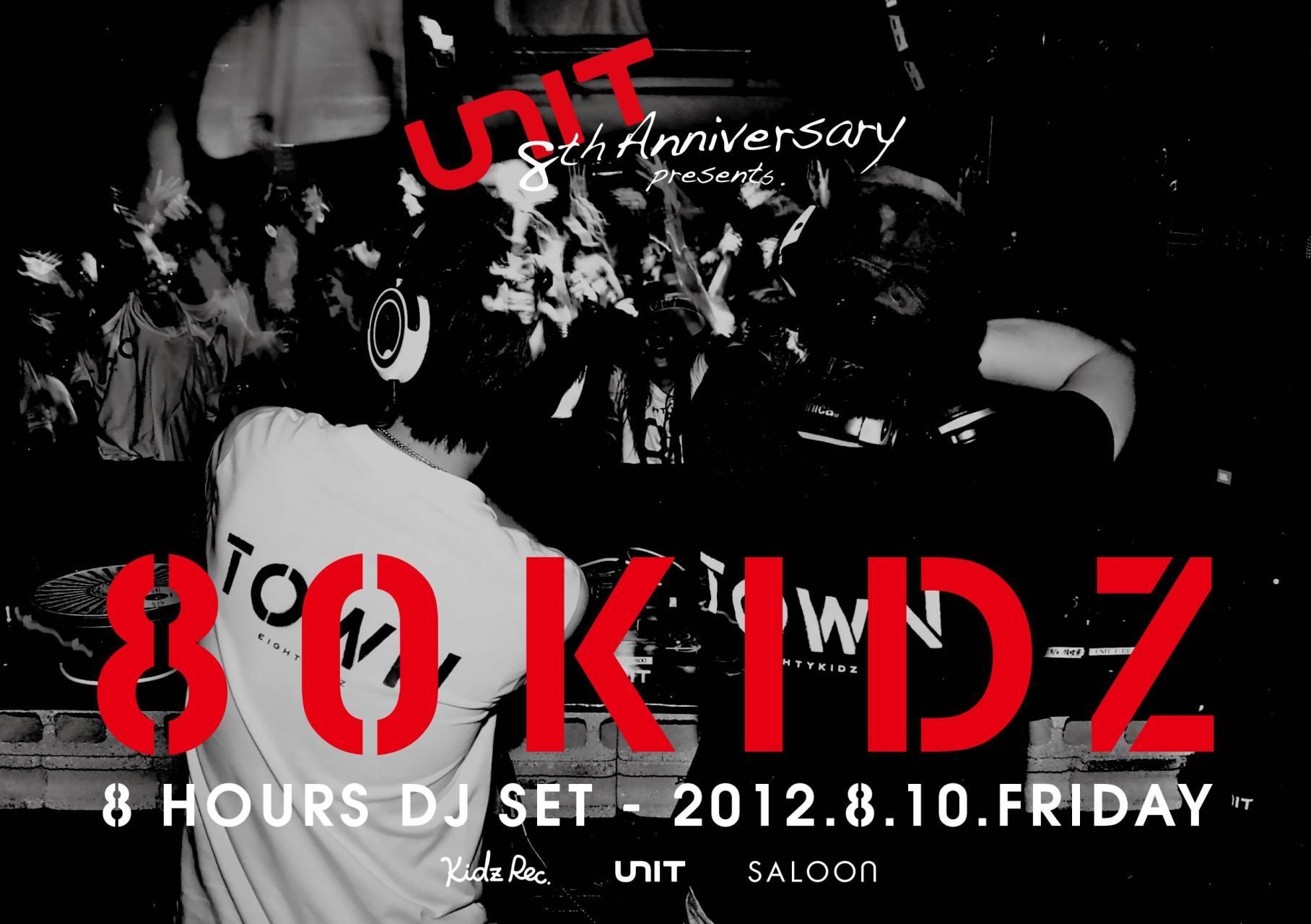 UNIT 8th Anniversary: 80KIDZ - 8 HOURS DJ SET Main Image