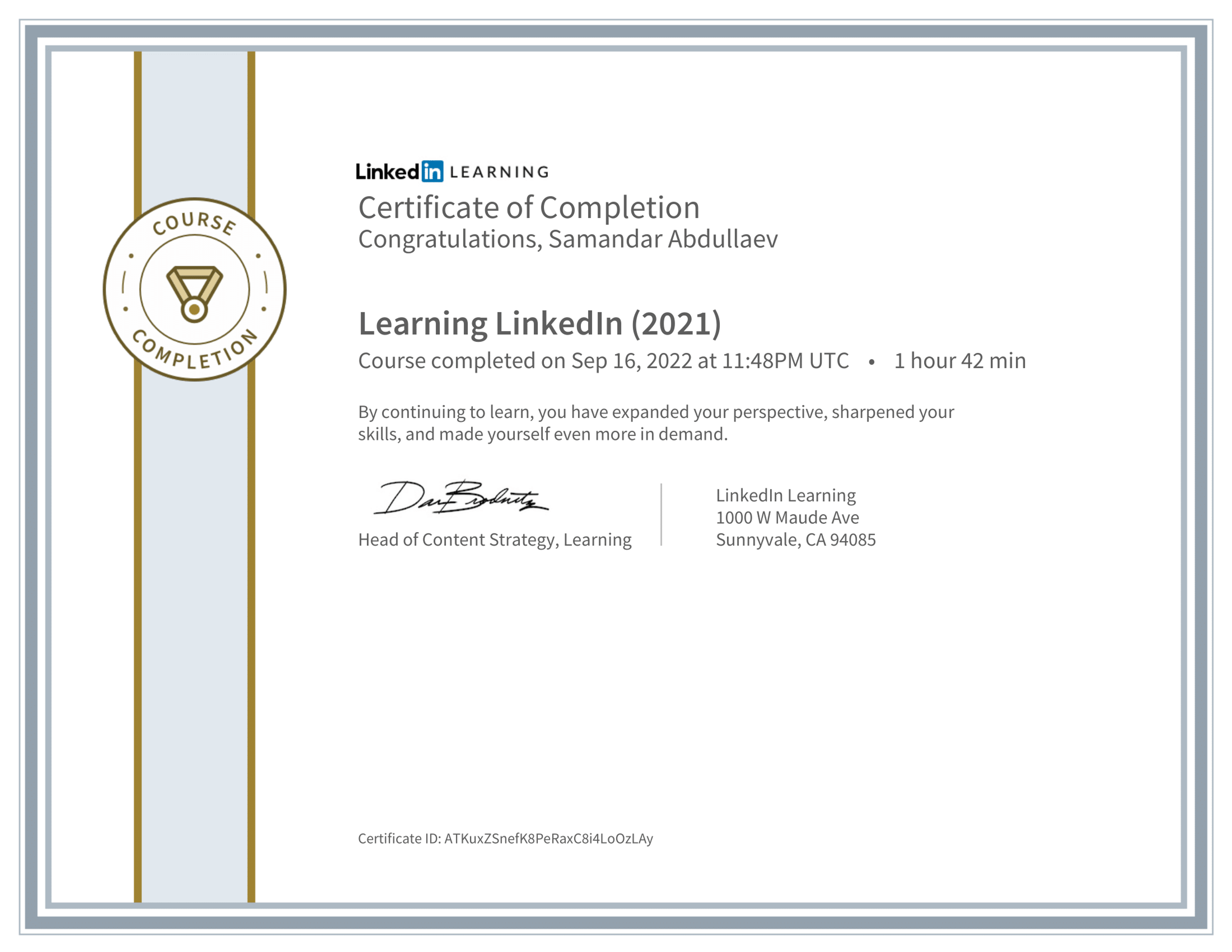 Learning LinkedIn