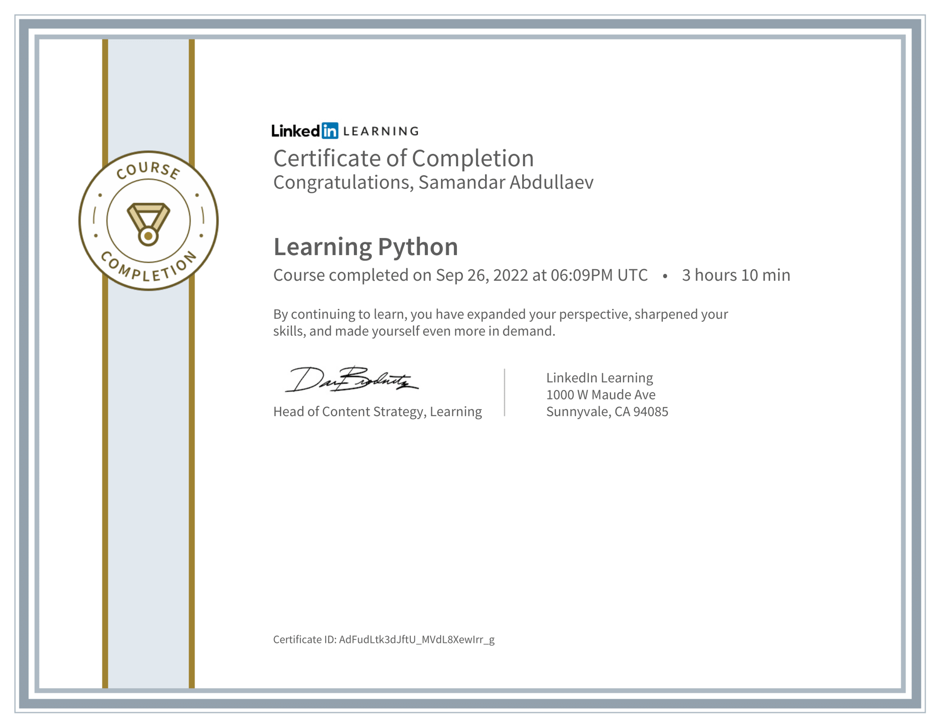 Learning Python