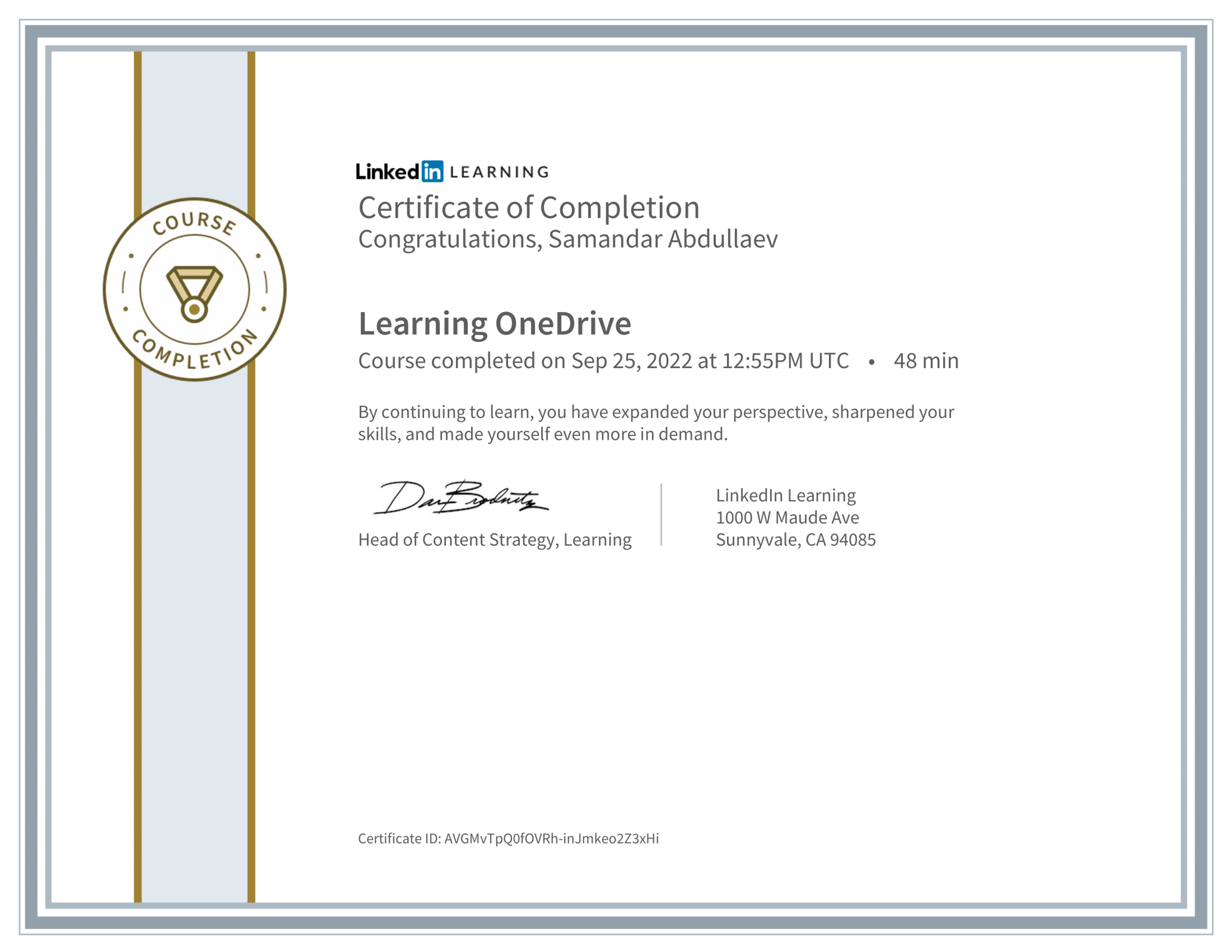 Learning OneDrive
