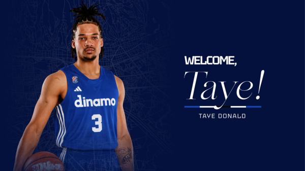 Taye Donald novi je igrač Košarkaškog kluba Dinamo Zagreb!