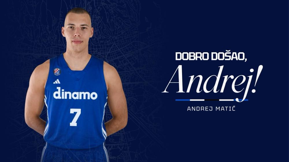 Andrej Matić novi je igrač Košarkaškog kluba Dinamo Zagreb!