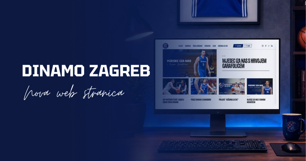 NOVA SLUŽBENA WEB STRANICA KK DINAMO ZAGREB