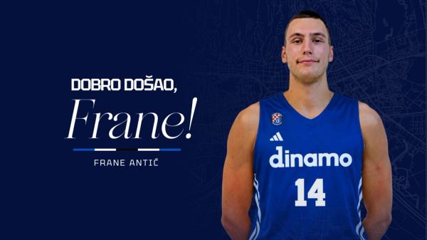 Frane Antić novi je igrač KK Dinamo Zagreb!