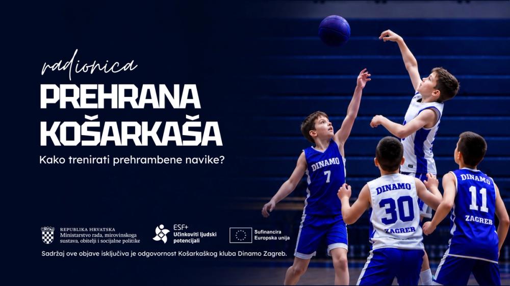 Edukativna radionica: „Prehrana košarkaša - kako trenirati prehrambene navike?” 
