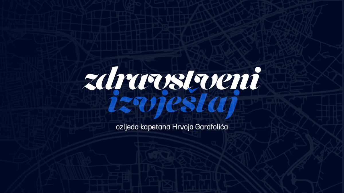 Zdravstveni izvještaj: ozljeda kapetana Hrvoja Garafolića