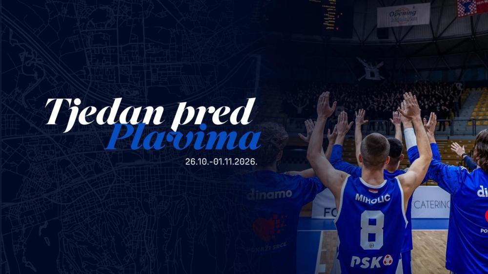 Tjedan pred Plavima: Dinamo u petak dočekuje Alkar u SD Dubrava