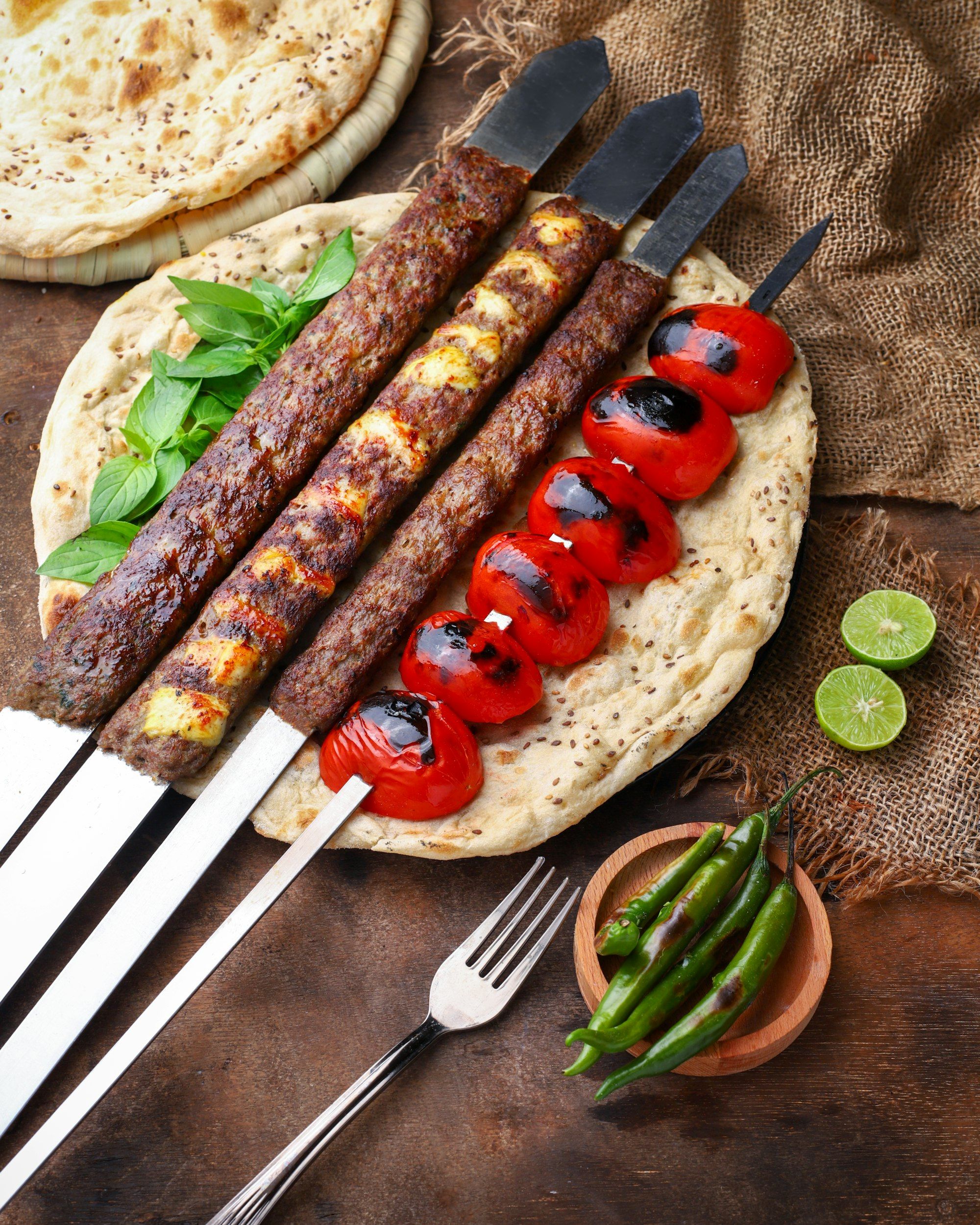 Spiedini di adana kebap