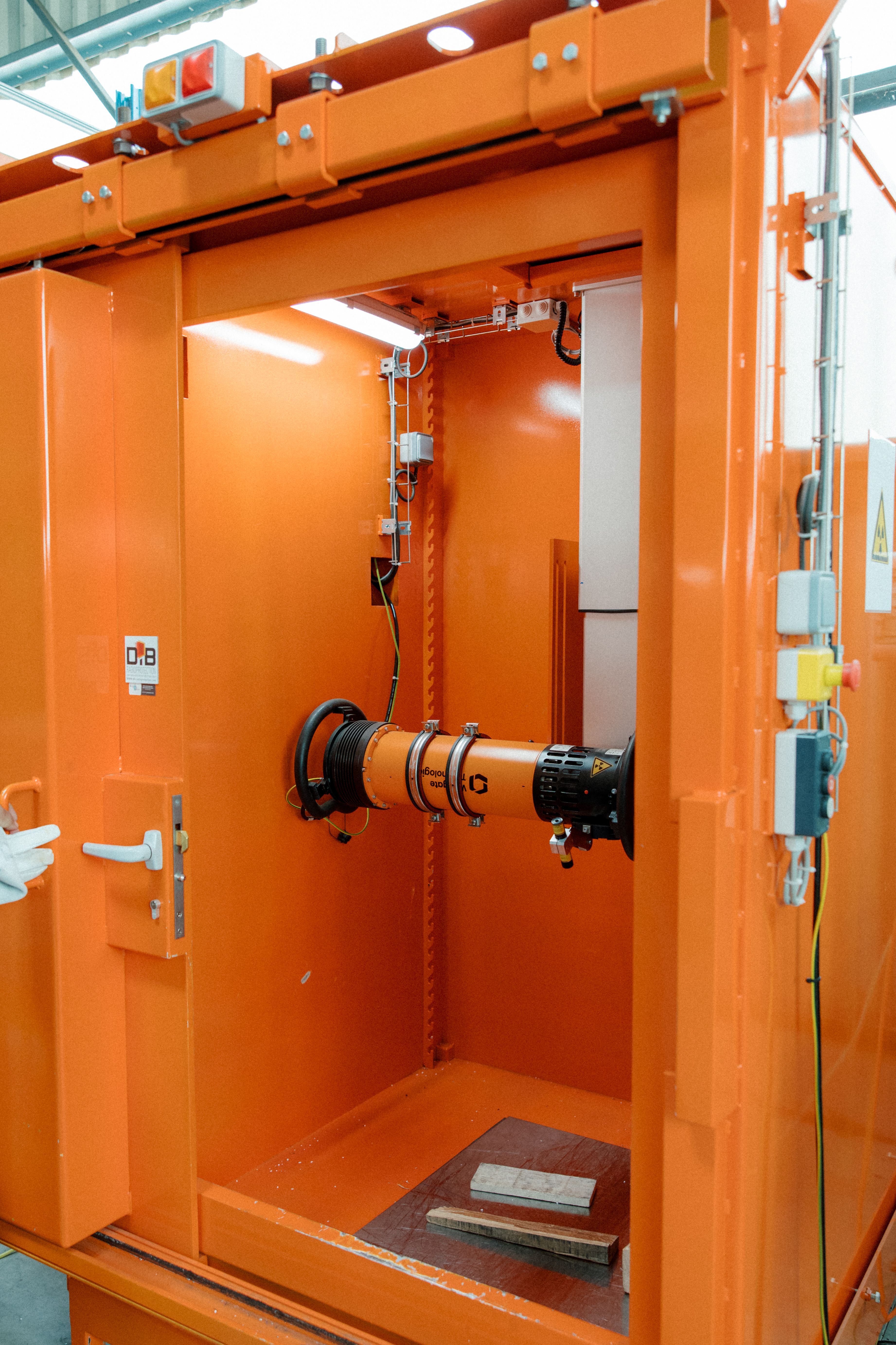 cabine de radio numérique pour contrôle de soudures