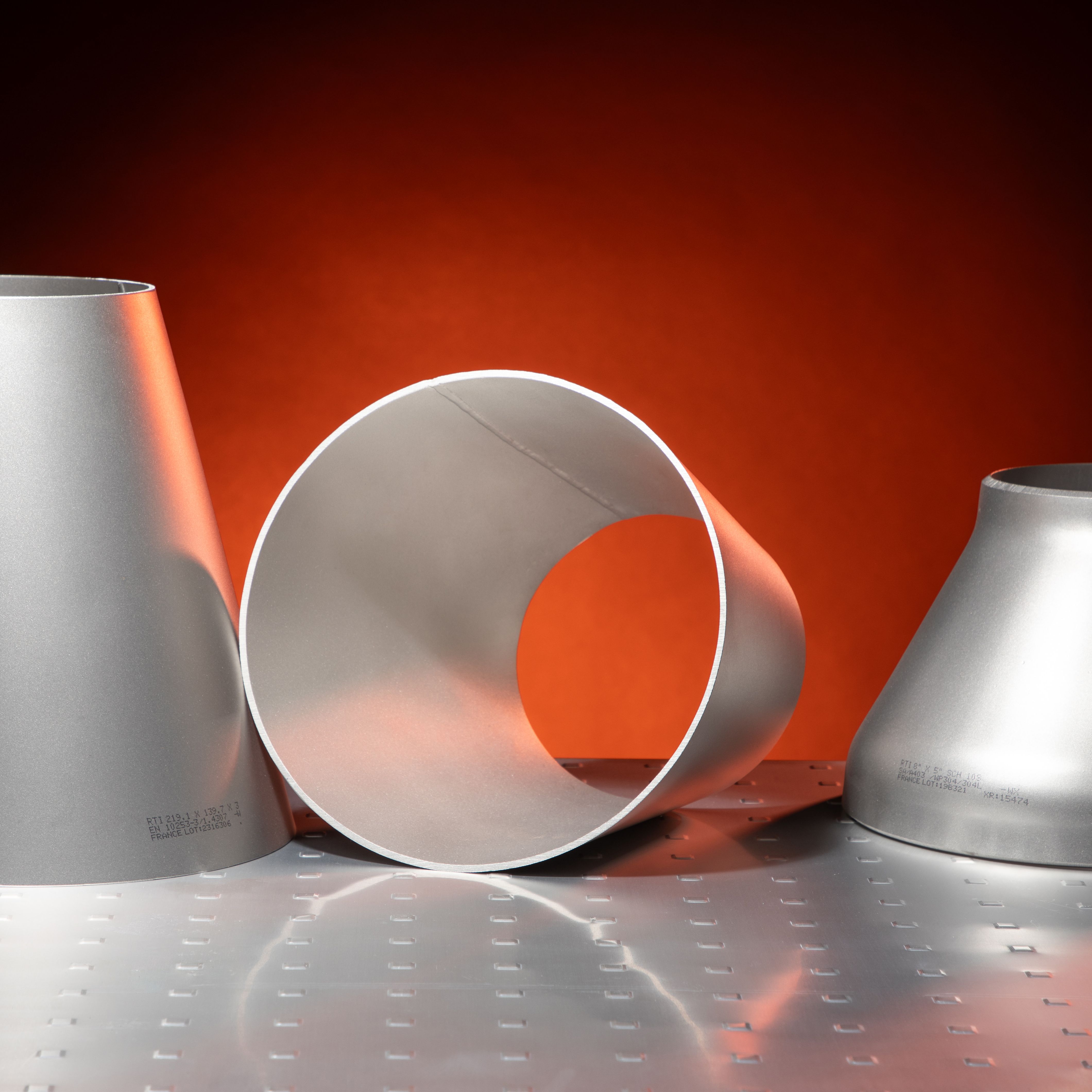 Gamme de réductions en inox