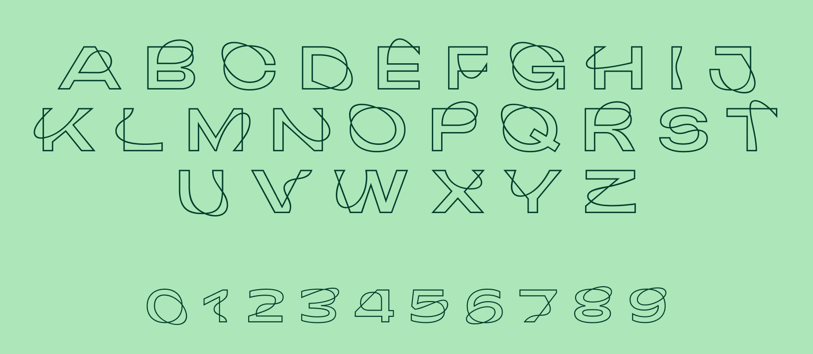 Getsafe custom font - accidental adieu