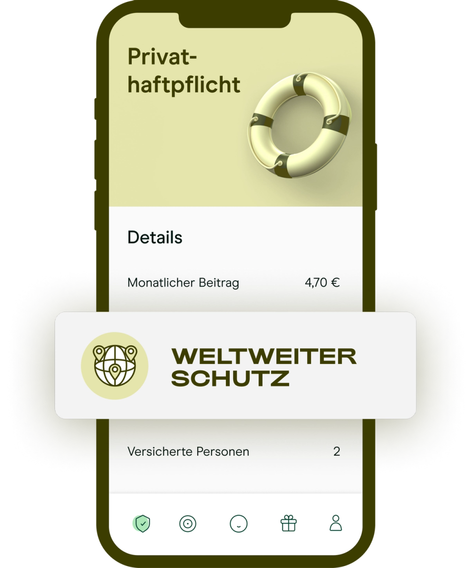 Getsafe Haftpflichtversicherung | Ab 3,60€ pro Monat | Alles in einer App