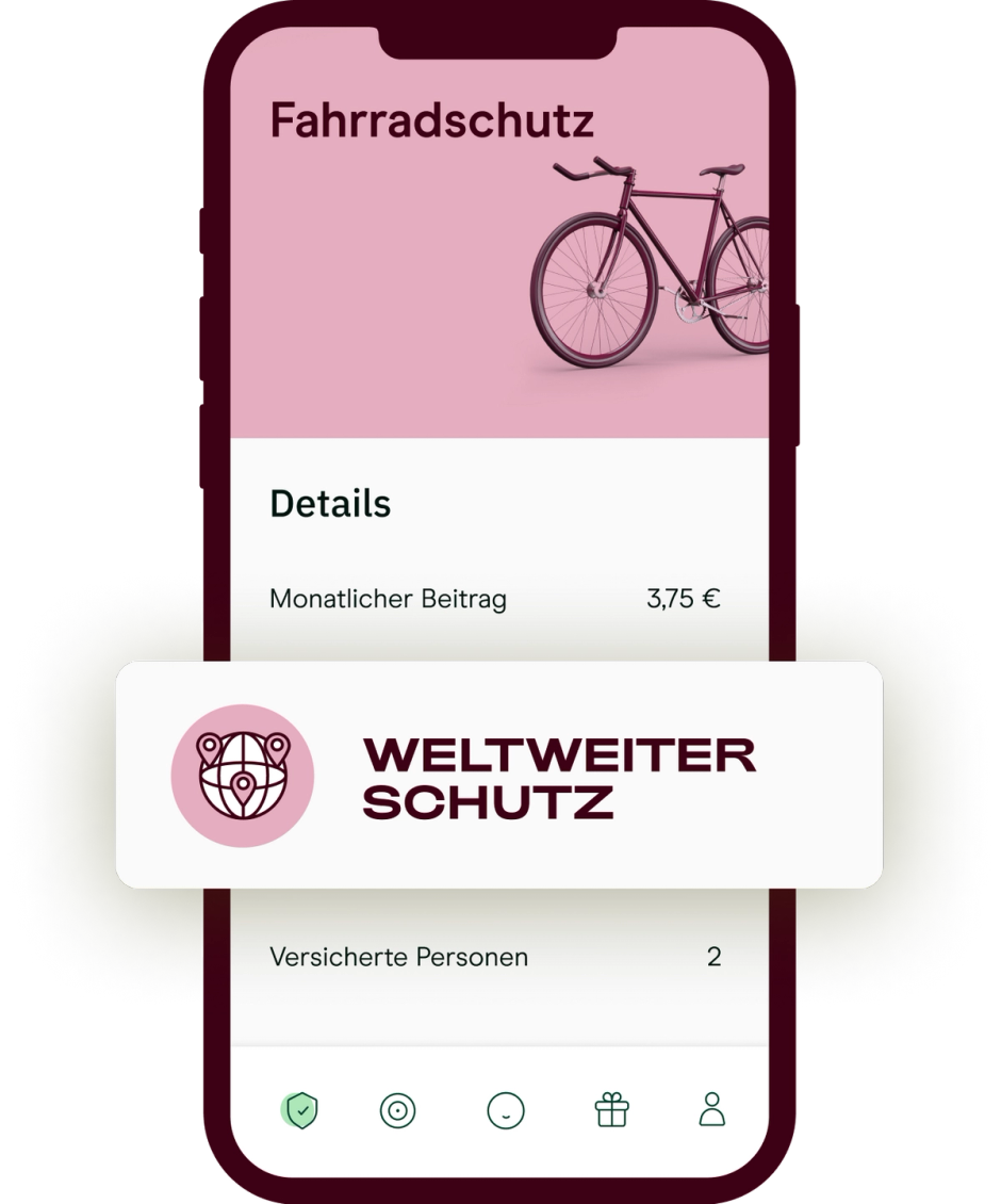 Getsafe Fahrradschutz Versichere dein Fahrrad ab 1€ pro