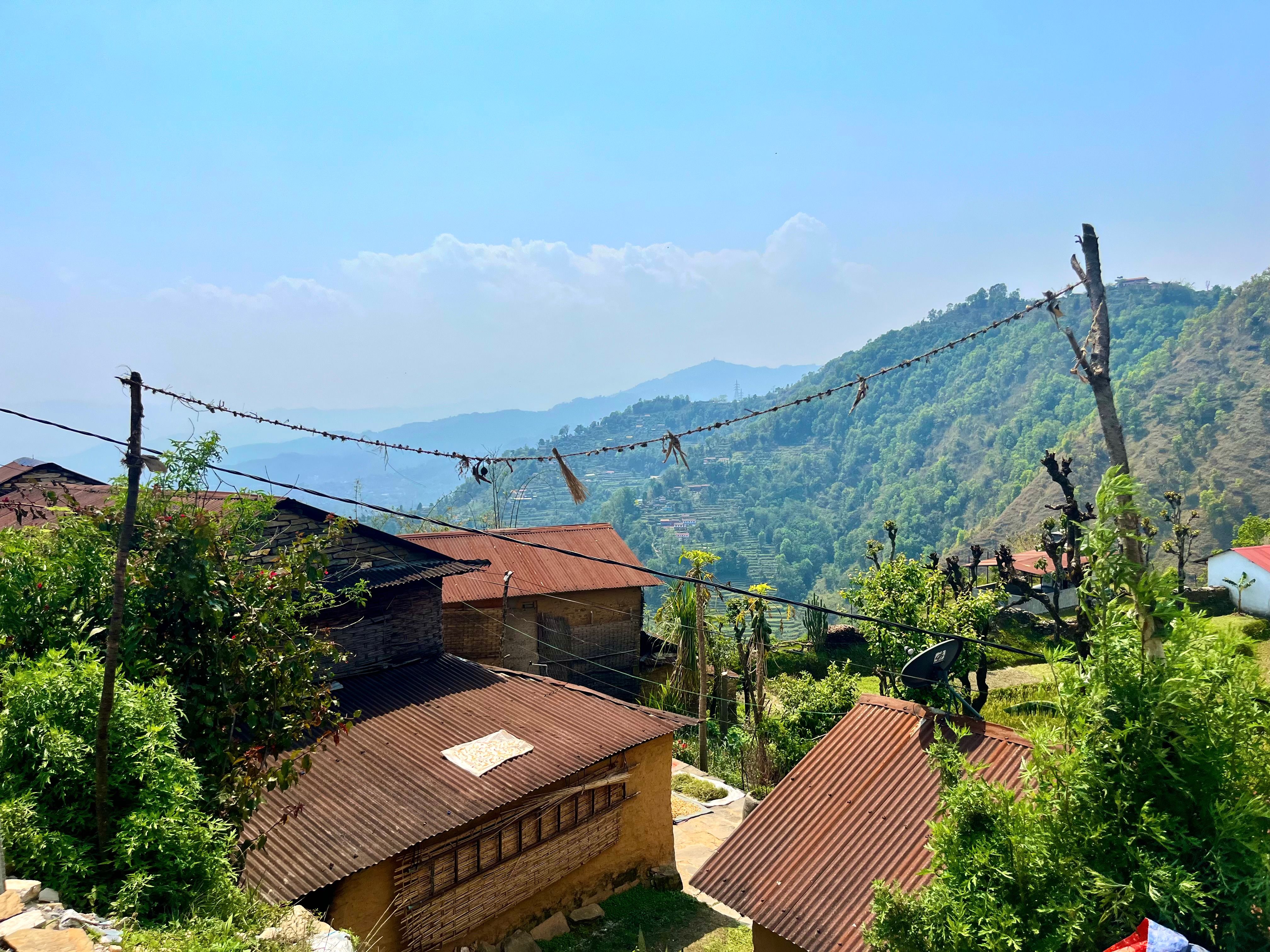 en mann og en kvinne er dekket i farget pulver og smiler