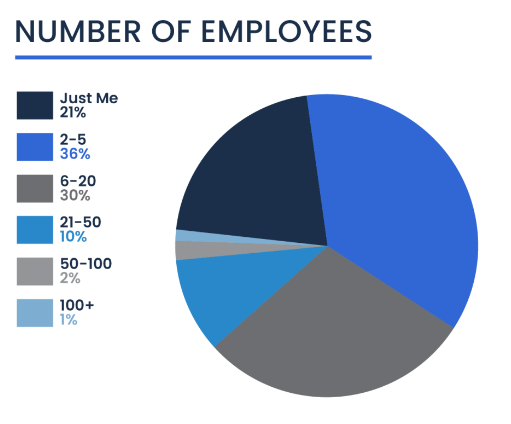 Number or Employees (Small Business) - Guidant Survey