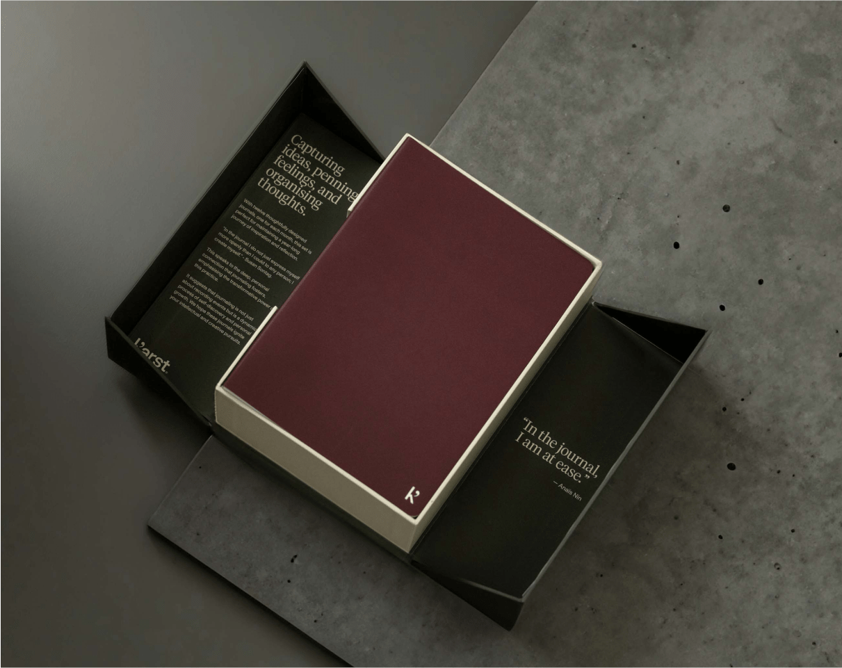 A journal for every thought, every idea, every month of the year.
