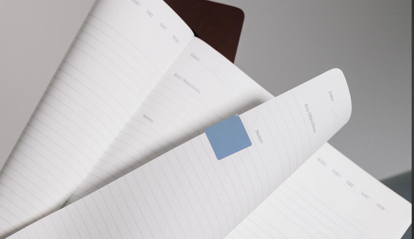 Spreads of Pro Series notebook