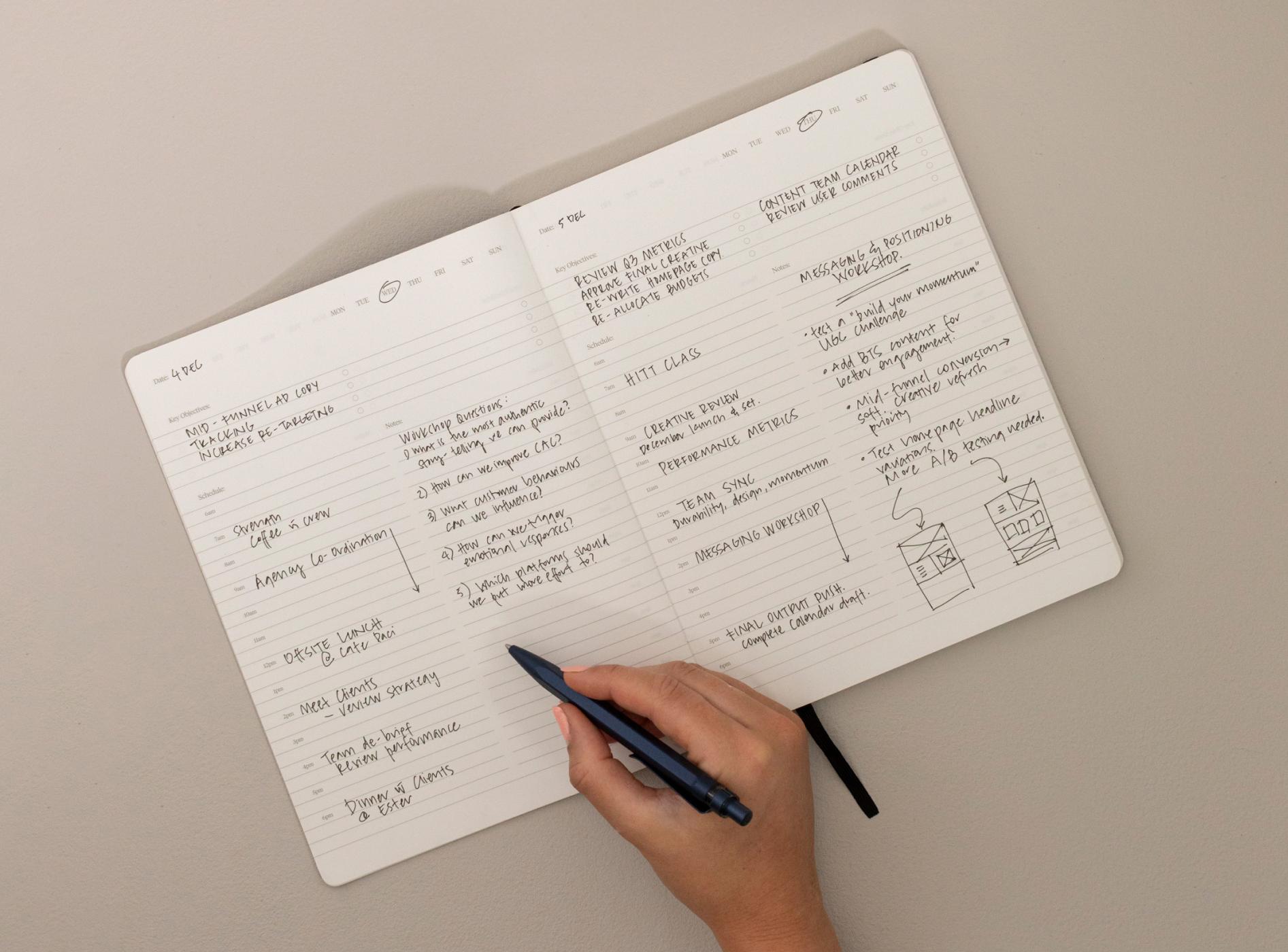 50% heavier than standard plastic pens, with the balance and precision to match.