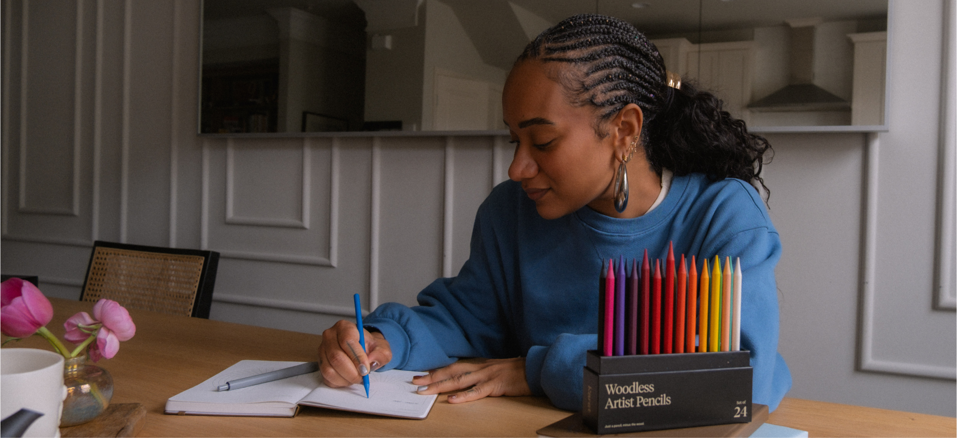 Karst product graphite on stone