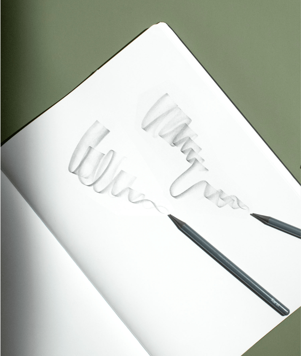 The smooth, grain-free surface of our stone paper enhances the precision of your lines and the depth of your shading.