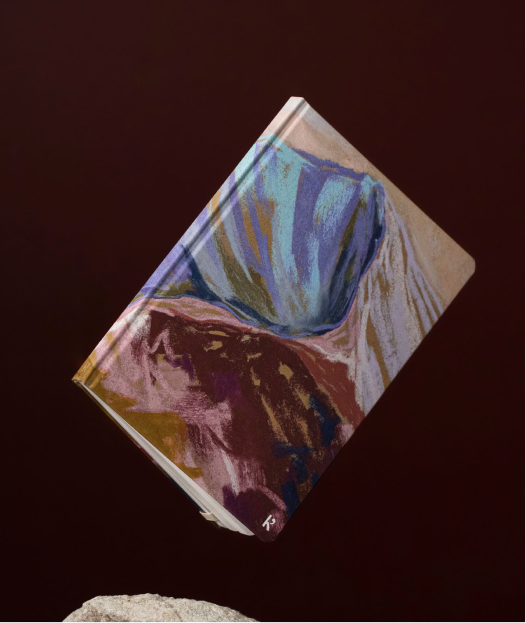 With sweeping strokes and earthy tones, the artwork wraps your notebook in soft, grounding beauty. 
