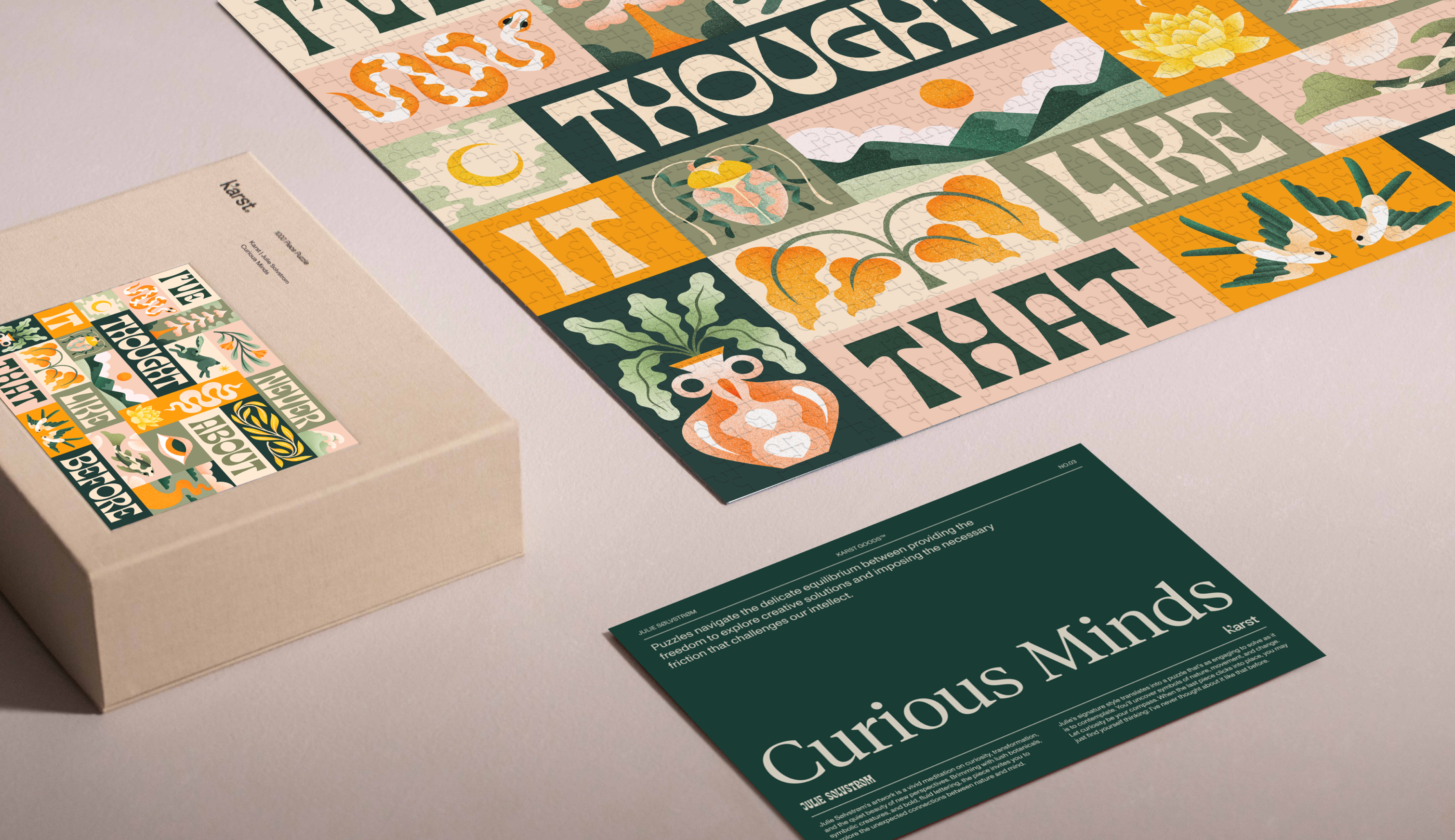 Creative Minds Collide: Julie Solvstrom Talks Her Karst Notebook & Puzzle Collaboration