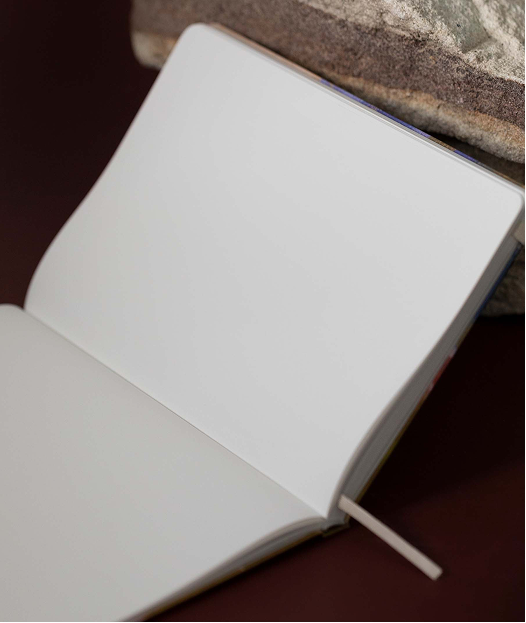 Blank, 240 GSM equivalent paper pages to hold all your memories.