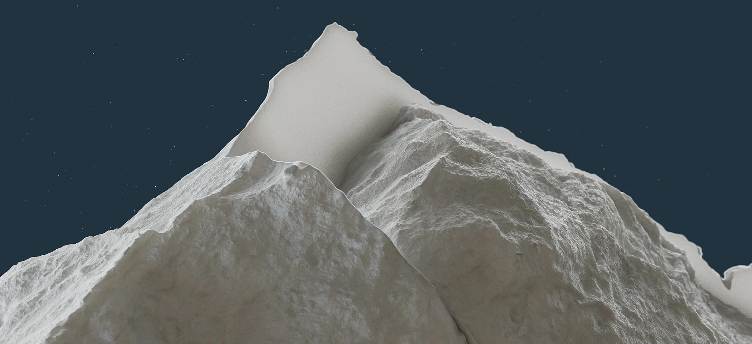 Karst product graphite on stone