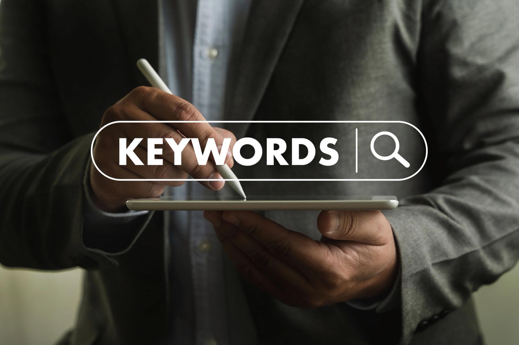 What are keywords and how do you use them?