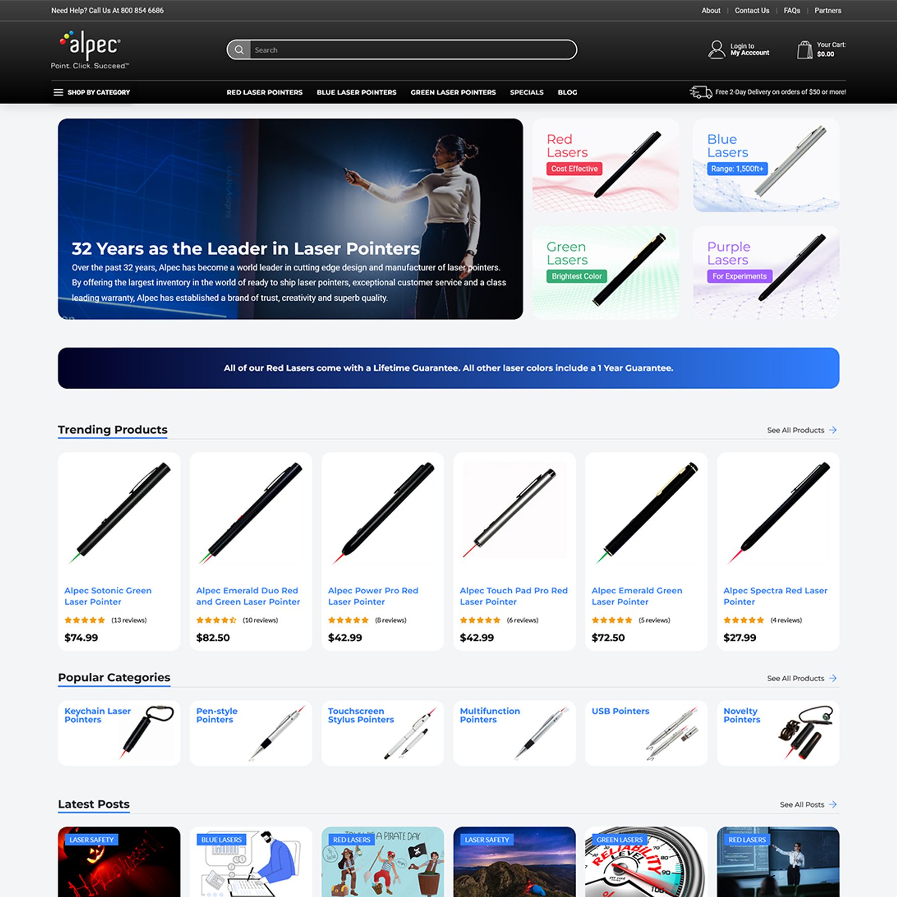 Alpec homepage