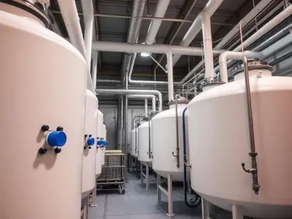 Acid Storage Tank System at a Chemical Plant
