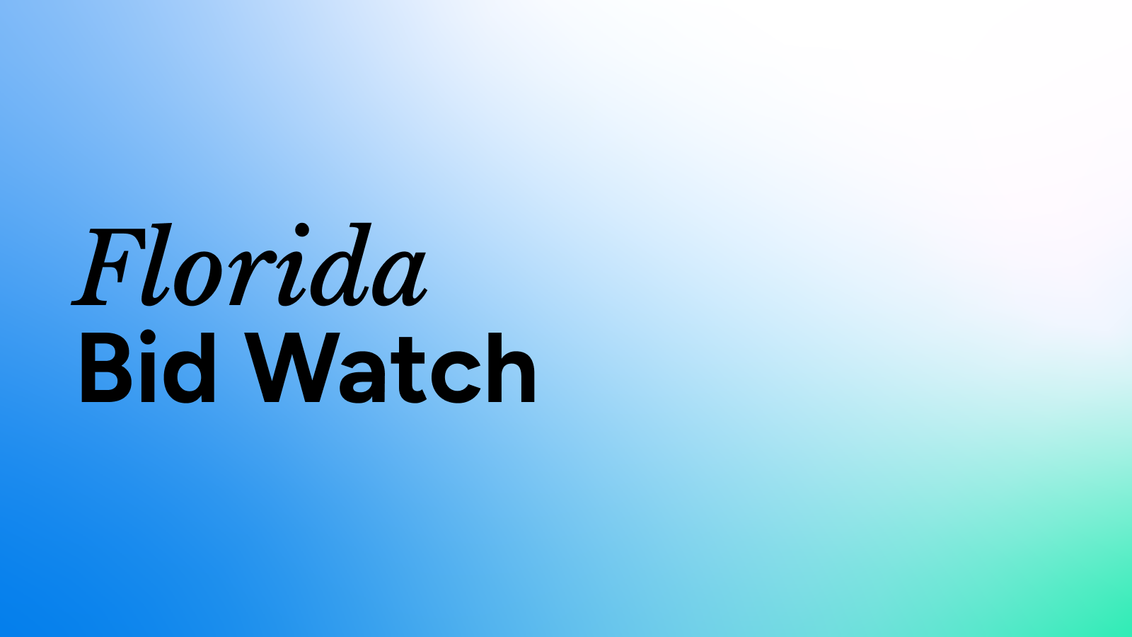 Bid watch
