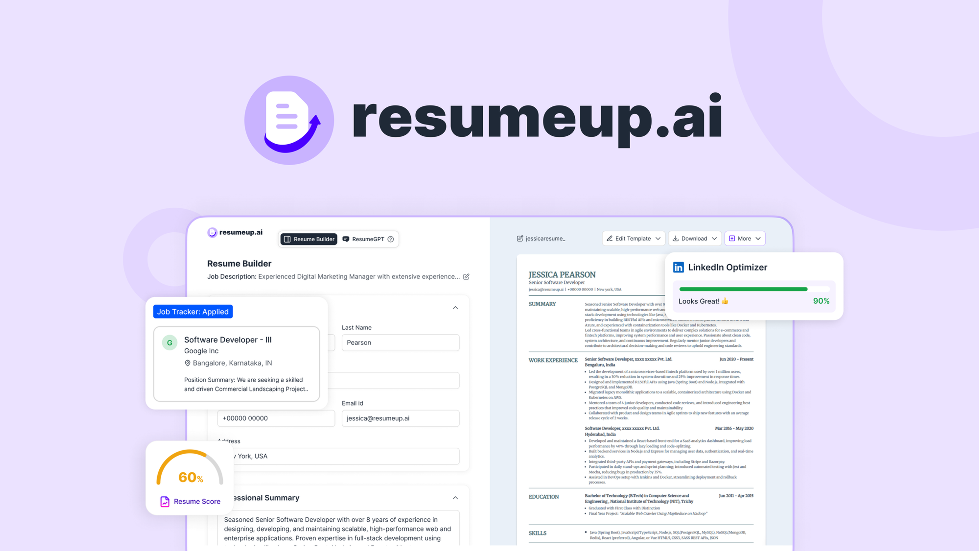 ResumeUp.AI AppSumo header graphic