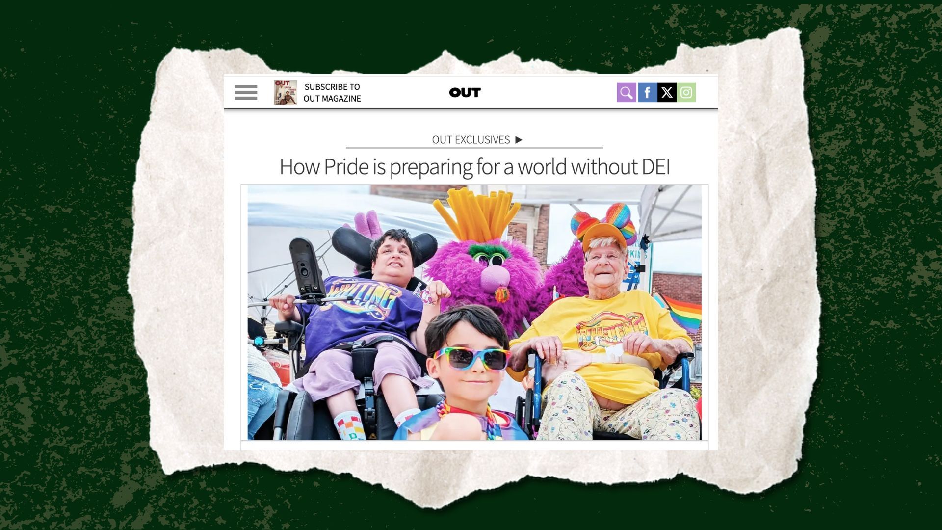 Out Magazine: How Pride is preparing for a world without DEI