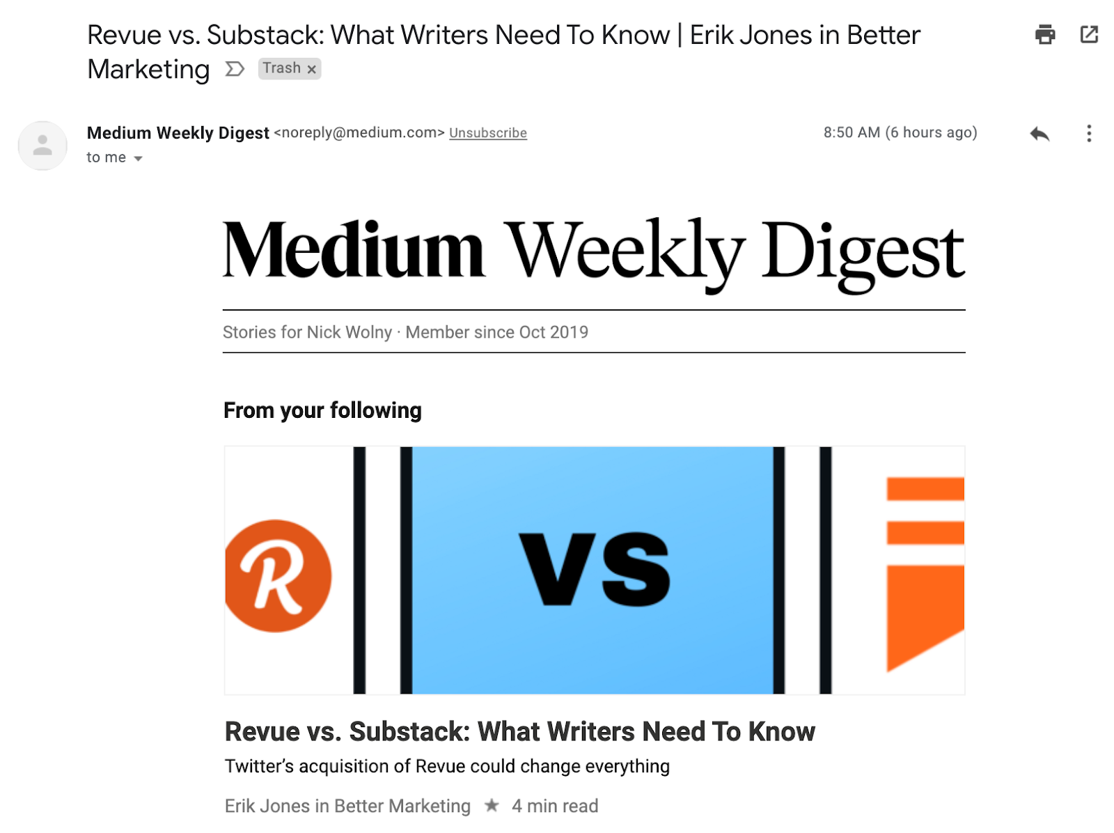 how to write a medium article