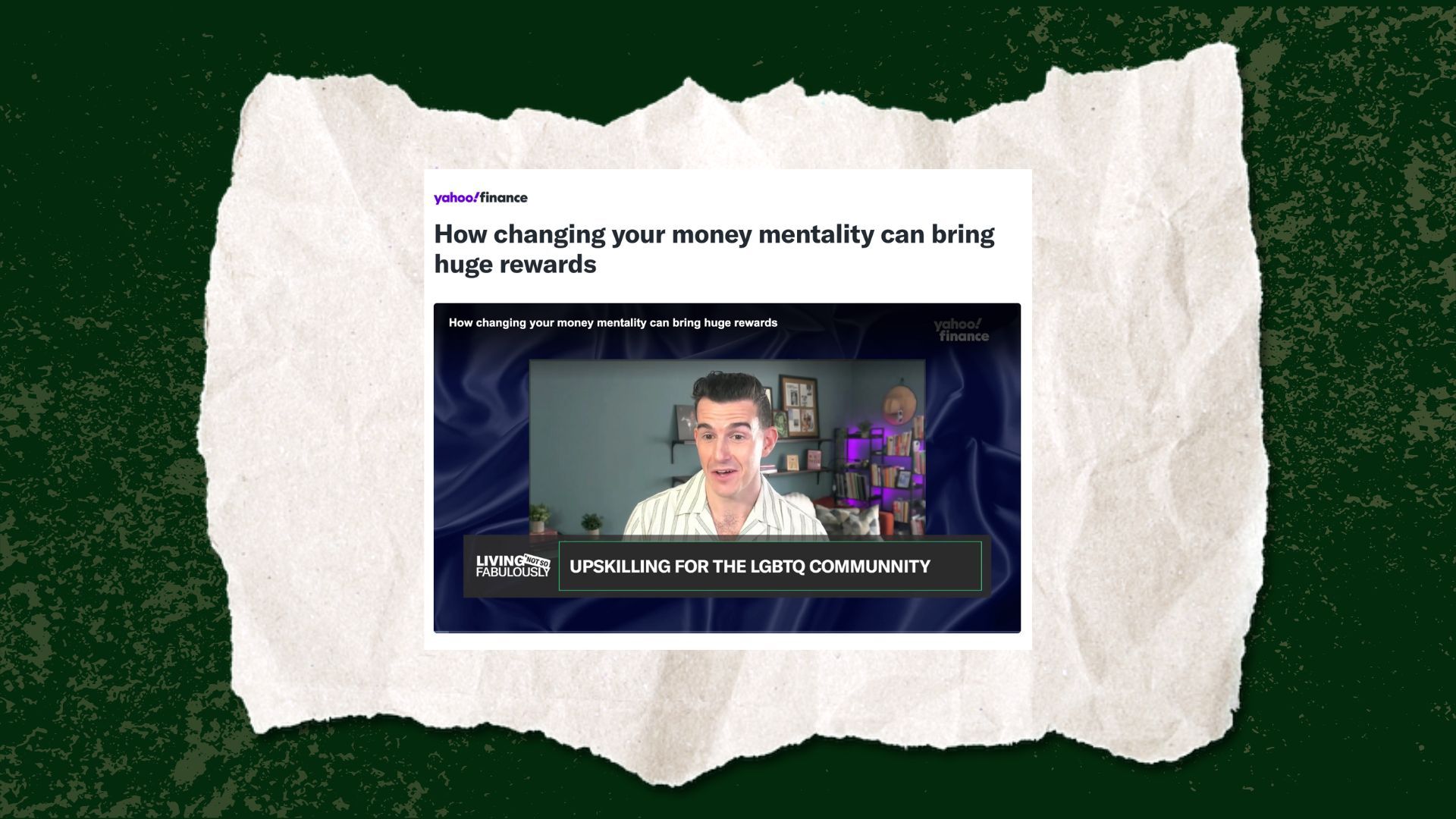 Yahoo Finance: How changing your money mentality can yield huge rewards