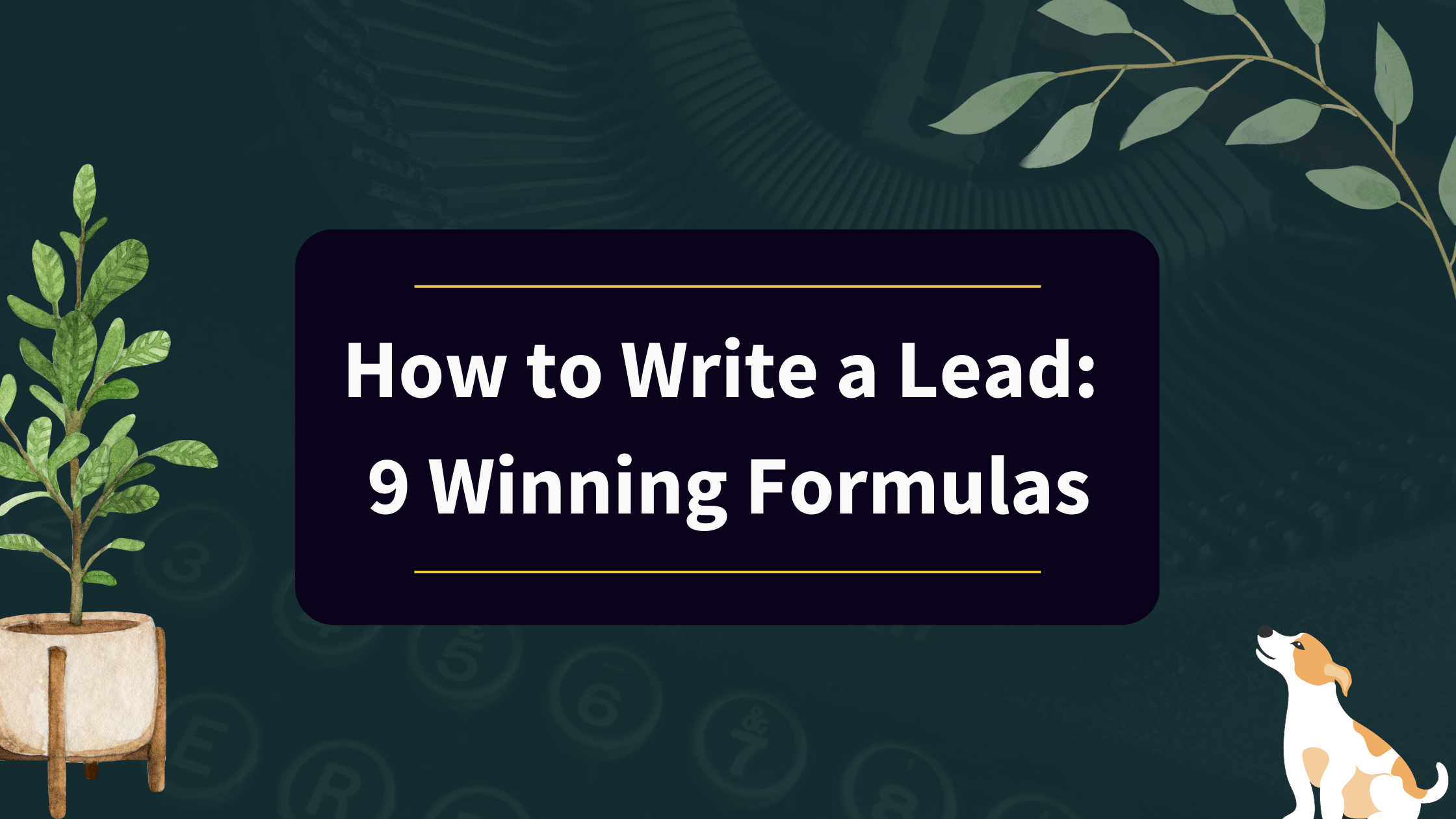 How to Write a Good Lead: 9 Winning Formulas